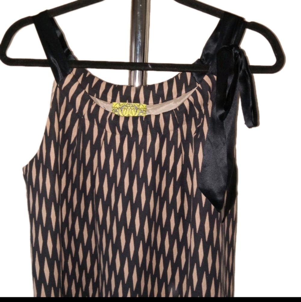 Anthropologie Floreat Textured Silk Lined Dress Large - Picture 8 of 10